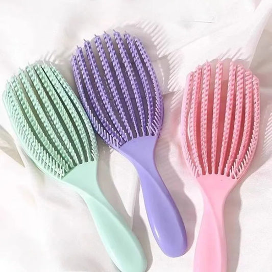 Octopus Detangling Brush – Soft Pink | Effortless Detangling & Scalp Massage
