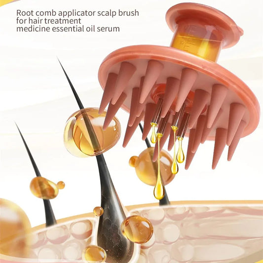 Scalp Applicator Comb – Hair Oil Treatment Brush
