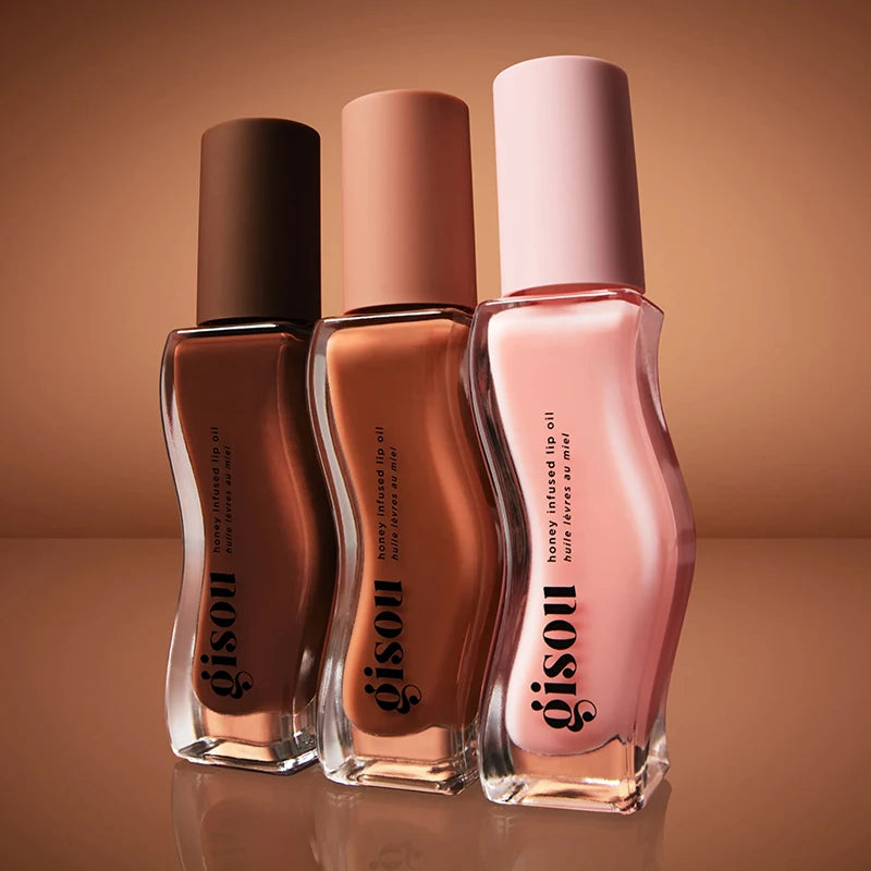 Gisou Honey Infused Lip Oil - Moisturizing Glazed Plumping Lip Balm