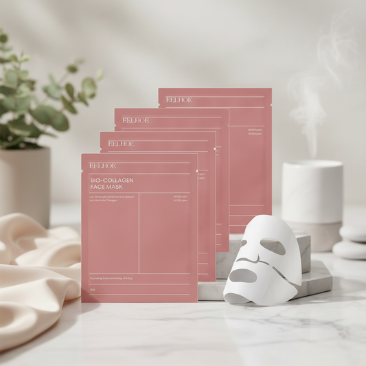 Bio Collagen Face Masks in premium skincare setting
