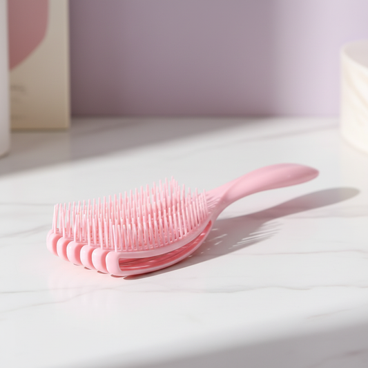 Octopus Detangling Brush in elegant beauty setting